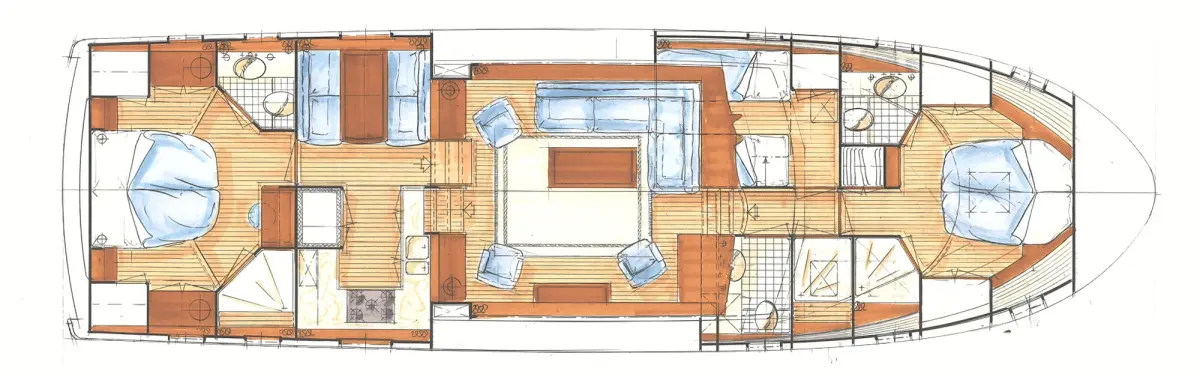 layout Grand Sturdy 590 AC Wheelhouse