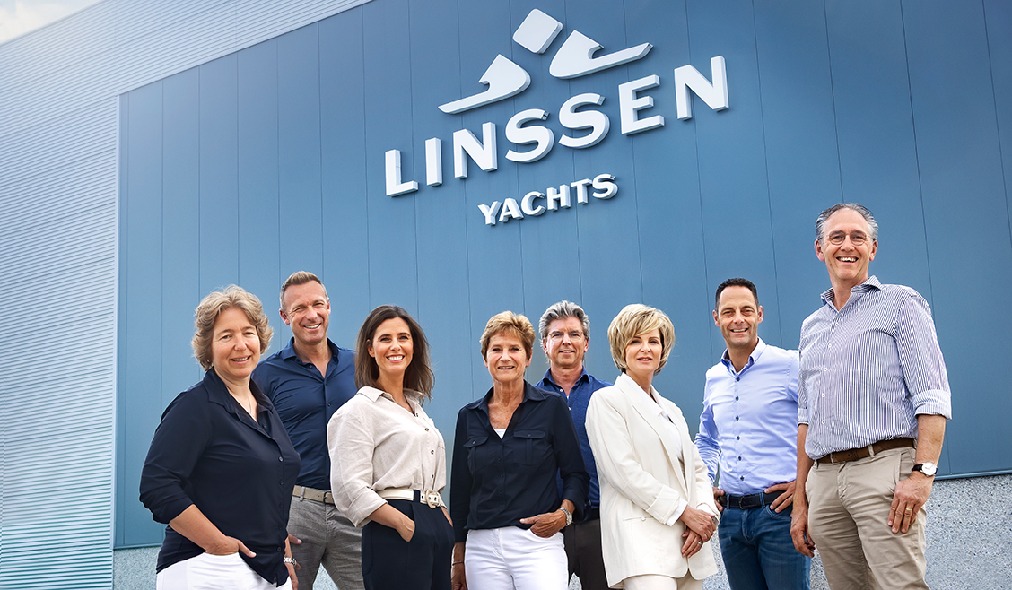 Das Linssen Yachts Geschäftsführungsteam  2025